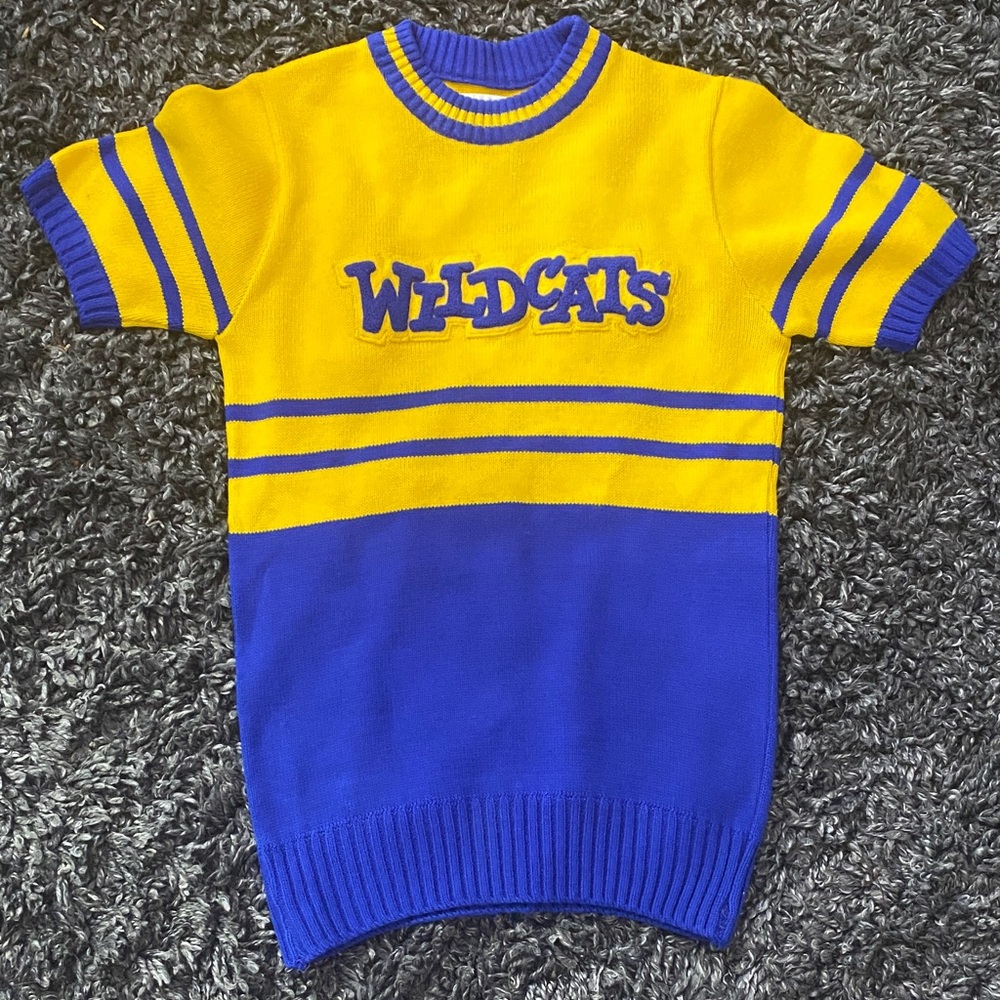 Yellow and Blue vintage Wildcats Sweater